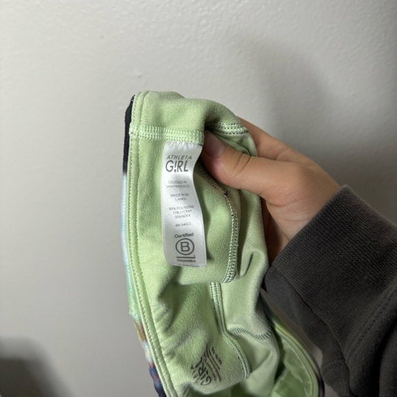 Athleta girl Chit Chat tight Legging Chroma Dye Cool Workout Running Gym - Picture 8 of 9